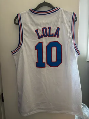 Looney Tunes Basketball Jersey White Size L thumbnail 2
