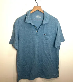 Vineyard Vines Men's Blue Polo Shirt thumbnail 1
