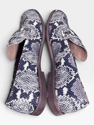 Madewell Alex Snakeskin Embossed Leather Loafers Size Women’s 7 thumbnail 3