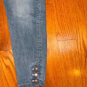 🍎Zara Distressed Light Blue Skinny Jeans thumbnail 7