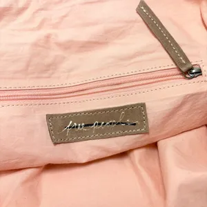 Free People Vienna Pink Quilted Shoulder Bag/Tote Bag, Suede Trim Detail‎ thumbnail 3