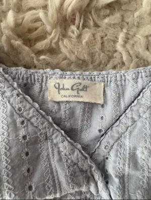 John Galt Babydoll Tank Top light blue thumbnail 3