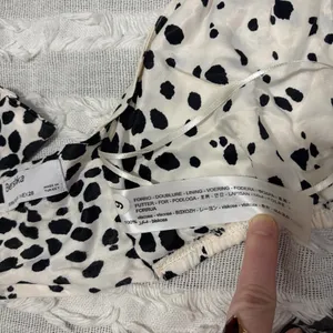 Bershka Black White Spot Satin Backless Halter Top Exposed Back Sz M Party Beach thumbnail 7