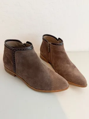 Italeau Miralda Suede Waterproof Boots Womens Size 36 Studded Winter Western thumbnail 11