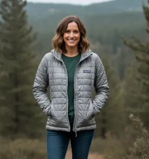 Patagonia Nano Puff Hoody Jacket, women’s size M thumbnail 11