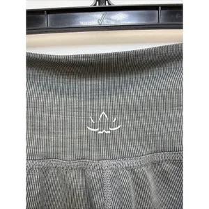 Beyond‎ Yoga Heather Rib Midi Joggers Size M Smoke Gray Pockets Lounge thumbnail 6