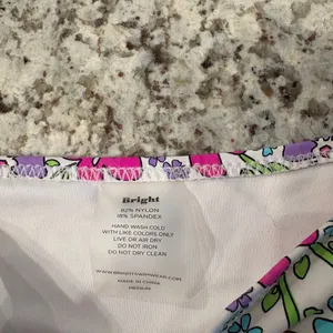 Bright swimwear floral bikini thumbnail 2