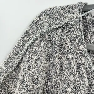 Free People Good Day Cropped Sweater XS NWOT Marled Oversized Wide Sleeve thumbnail 2