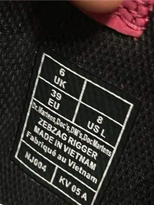 DR MARTENS Zebzag Rigger fuchsia leather boots booties shoes women’s 8 new thumbnail 3