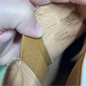 Madewell the Regan Boots pull on suede cognac‎ size 8 thumbnail 7