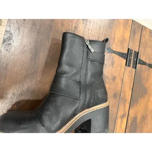 Blondo Reno Waterproof Moto Lug Sole Boots Womens 9 Black Leather Grunge‎ thumbnail 6
