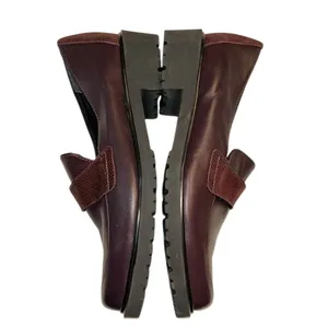 Munro Geana Wine Color Leather Loafers Shoes(Size 8M) thumbnail 3