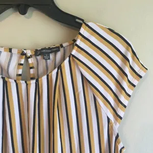 Adrianna Papell small yellow top thumbnail 3