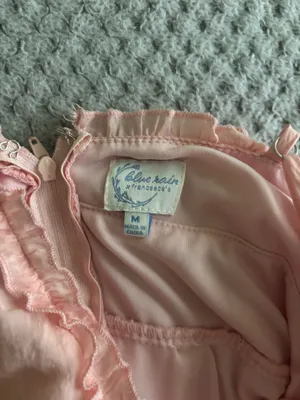 Francesca's Pink Ruffle Dress thumbnail 3