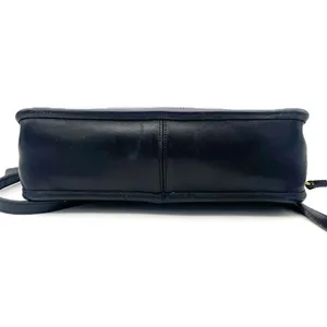 Vintage 70s Coach Leatherworks Black Leather Companion Bag #9300 Made in NYC USA thumbnail 11