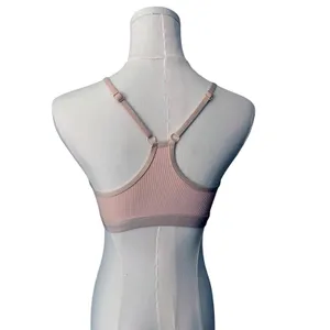Body Glove Pink Halter Bralette Adj Strap Butter soft SMALL Athletic Leisure thumbnail 4