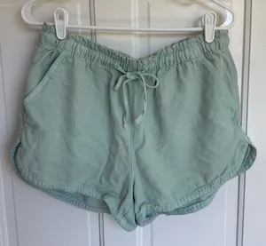 American Eagle Mint Green Lyocell Pull On‎ Shorts Medium thumbnail 1