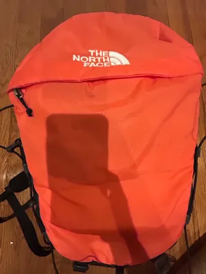 The North Face Borealis Backpack - Vibrant Orange & Black (Excellent Condition) thumbnail 5