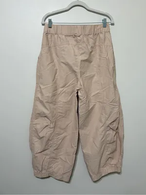 FP Movement Barrel Pants Free People Beige Wide Leg Crop Pants Size Small thumbnail 6