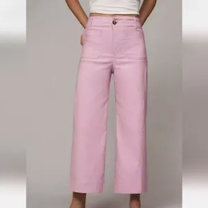 Anthropologie The Colette Cropped Wide-Leg Pants by Maeve thumbnail 3