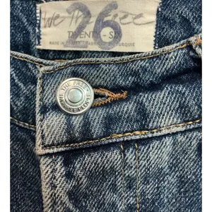 Free People We The Free Rocky Mountain Straight Leg Tapestry Jeans Blue 26 Boho‎ thumbnail 5