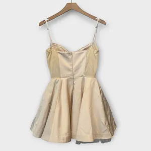 NEW HOUSE OF CB Minimoiselle Bustier Stretch Satin Minidress Size Medium thumbnail 9