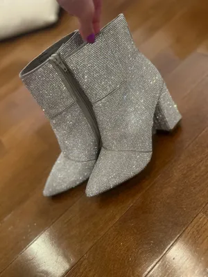 Madden Girl Rhinestone Boots Ankle thumbnail 2