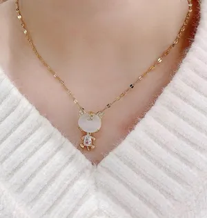 18K Gold Plated Tiger Shape Necklace thumbnail 5
