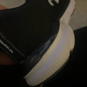 Under Armour Black and White Athletic Sneakers thumbnail 4