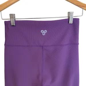 Aritzia TnAction Ribbed High-Rise 7" Biker Shorts in Breezy Purple Size Medium thumbnail 5