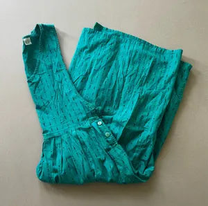 Vintage KHAZANA Patterned Pinafore House Dress thumbnail 1