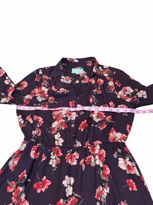 SKIES ARE BLUE long sleeve floral dress thumbnail 3
