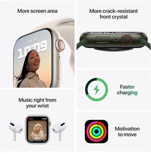 Series 7 Apple Watch 41mm Gold thumbnail 2