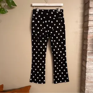 7 FOR ALL‎ MANKIND Polka Dot Slim Kick Pants thumbnail 3