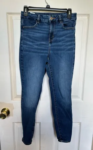 American Eagle Next Level Stretch Jeggings Curvy High-Rise thumbnail 1