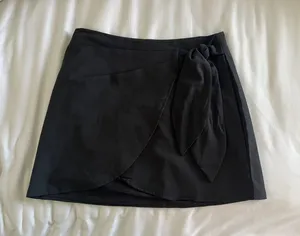 black mini skirt thumbnail 1