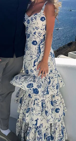 Abercrombie Tiered Floral Maxi Dress thumbnail 3