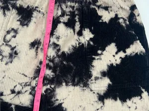 Natural Life Corduroy Wide Leg‎ Pants Medium Black Tie Dye thumbnail 7