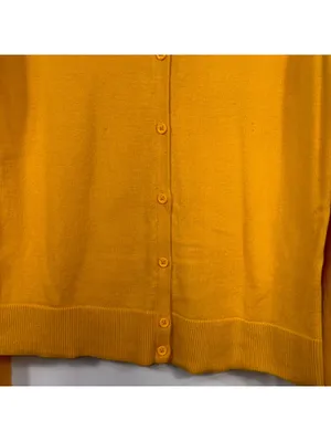 Gap Mustard Yellow Button Front Cardigan Size L thumbnail 3