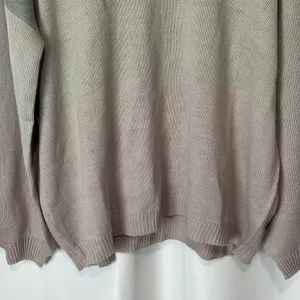 Like Love Colorful Striped Color Block Sweater Size 2X Green Pink Beige Muted thumbnail 3