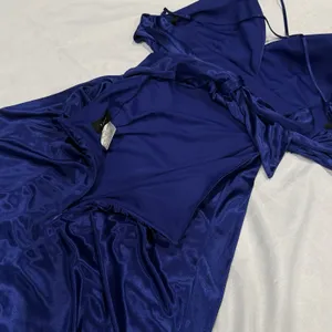 B. Darlin Royal Blue Formal Gown Size 1/2 Junior Prom Dress Side Cutout Ruched thumbnail 15