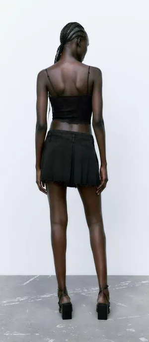 NWT Black Lace Corset Top thumbnail 5
