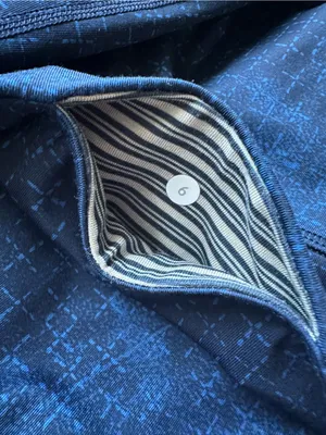 Lululemon Wunder Under Luxtreme 6 Exploded Sashico Star Inkwell Rugged Blue thumbnail 3