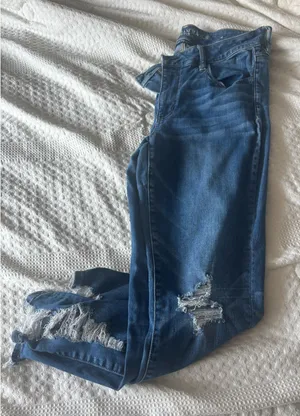 American Eagle Outfitters Jeans Skinny Ripped thumbnail 1