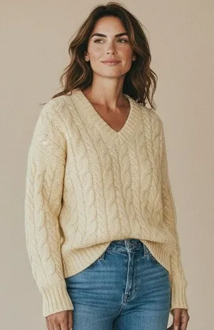 M Sweater Pullover vintage 50's fisherman wool knitwear Paine of Godalming thumbnail 1