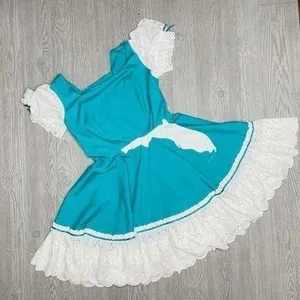 Unique handmade Florida dress clogging dance costume dress ruffle flare thumbnail 1