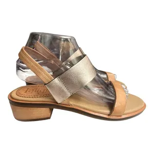 ANTHROPOLOGIE LATIGO slip on heeled strappy leather sandal 8.5M thumbnail 10
