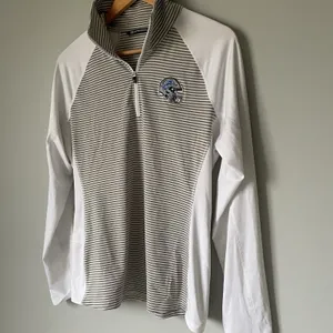 Cutter & Buck DryTec Forge Women's Detroit Lions Half Zip Athletic Top Size M thumbnail 4