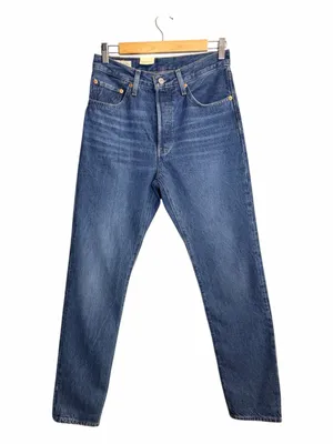 Levi's Women’s 501 Straight Leg Denim Jeans in Medium Blue Wash 26x32 NWT thumbnail 3