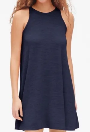 Gap soft spun a line dress size navy thumbnail 1